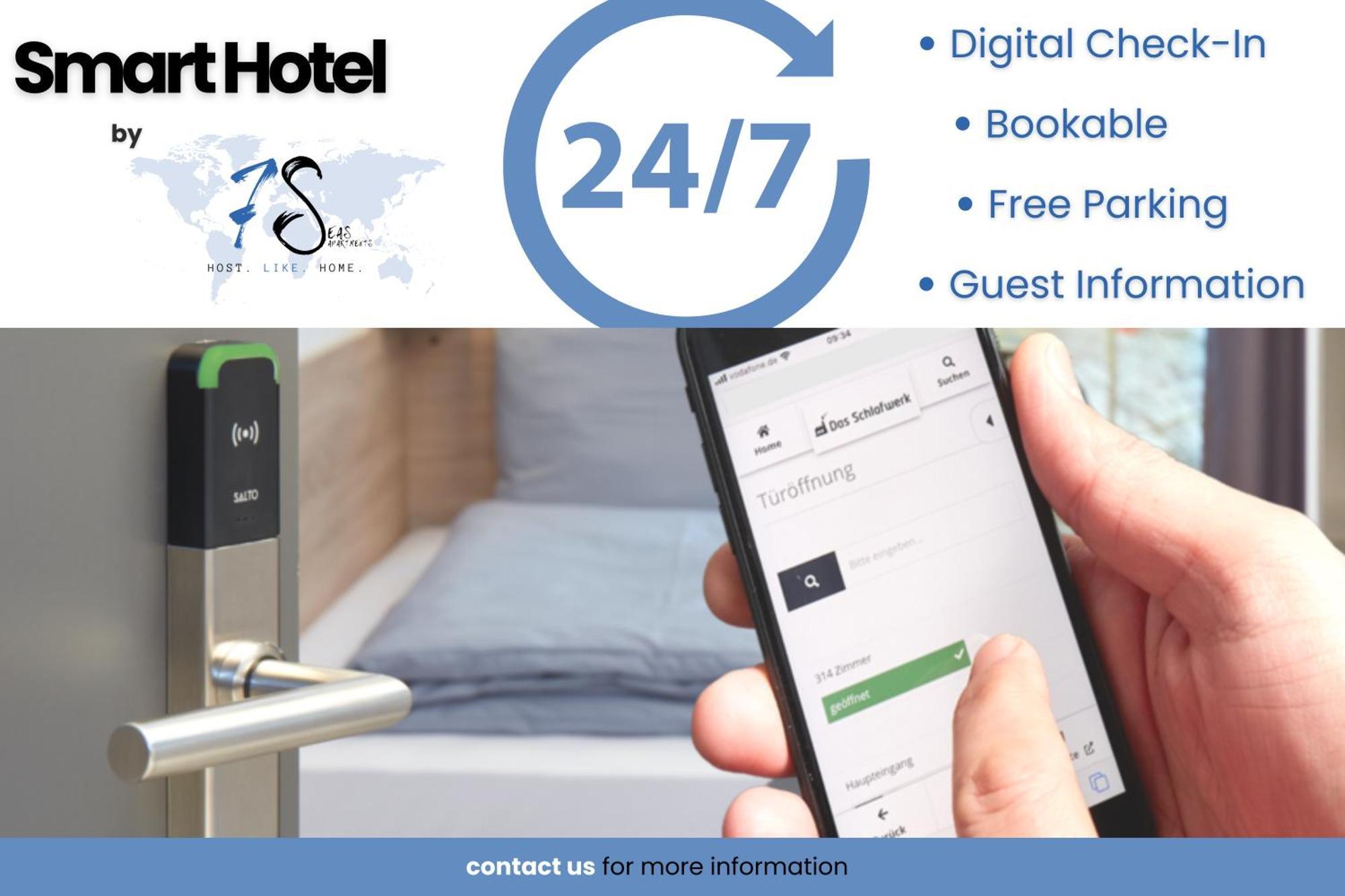 7Seas Boutique Aparthotel Homburg - Stilvoll, Digital & Ideal Fuer Familie & Business 外观 照片