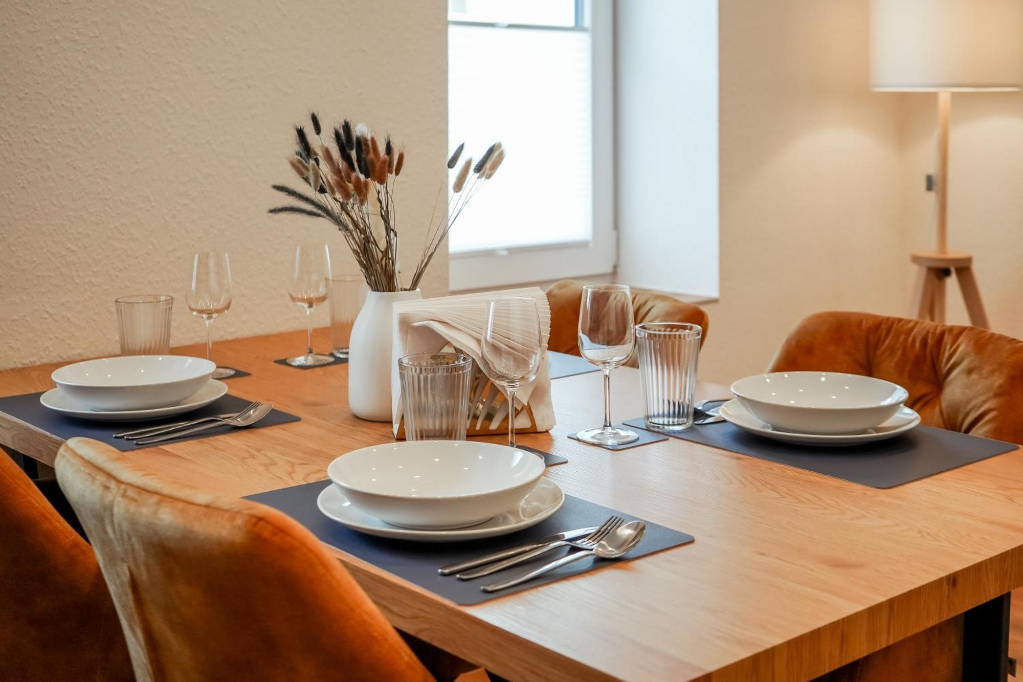 7Seas Boutique Aparthotel Homburg - Stilvoll, Digital & Ideal Fuer Familie & Business 外观 照片